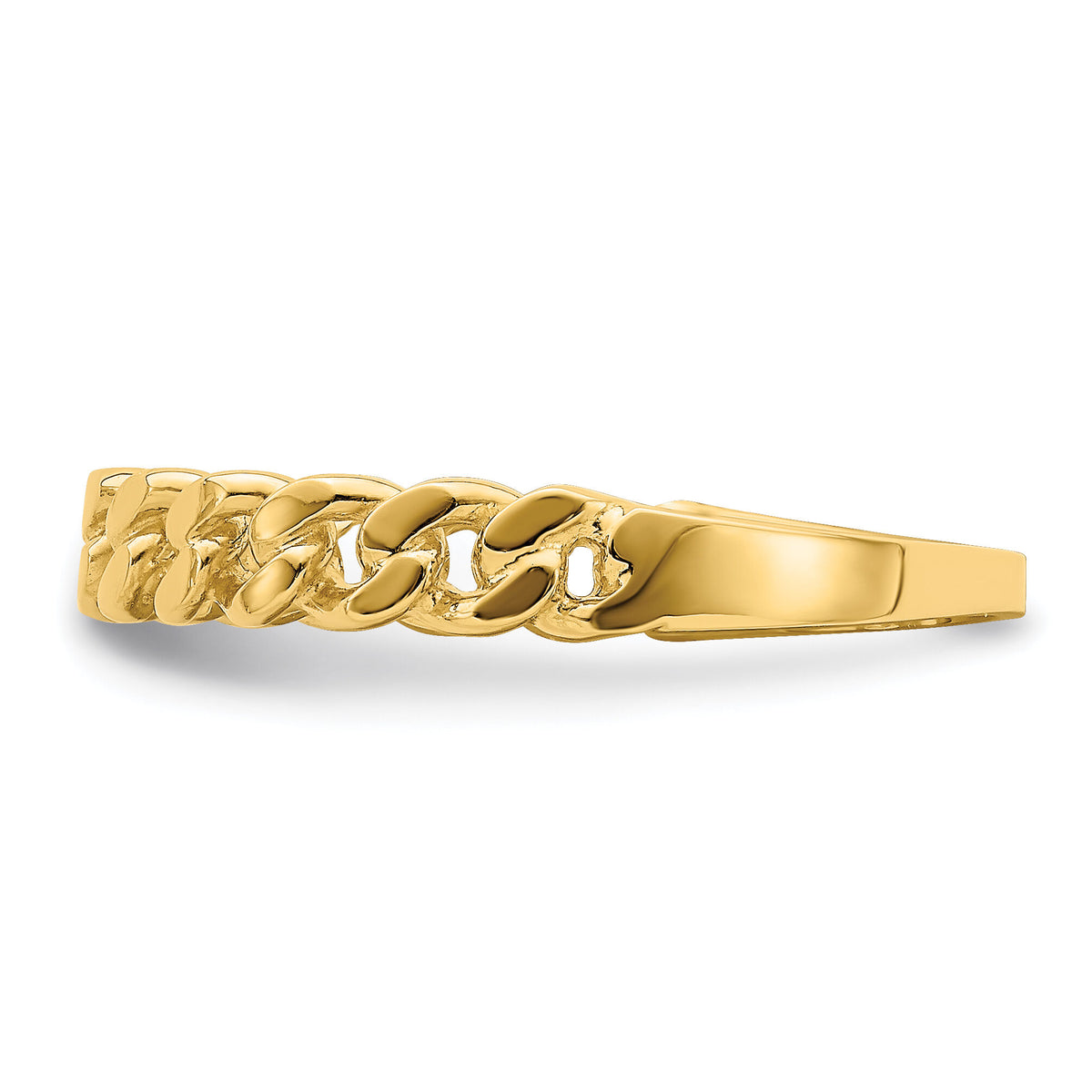 14k Chain Link Band Ring-K3865