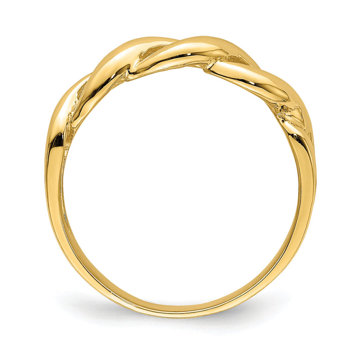 14k Freeform Knot Ring-K3867
