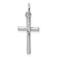 14k White Gold Crucifix Pendant-K390