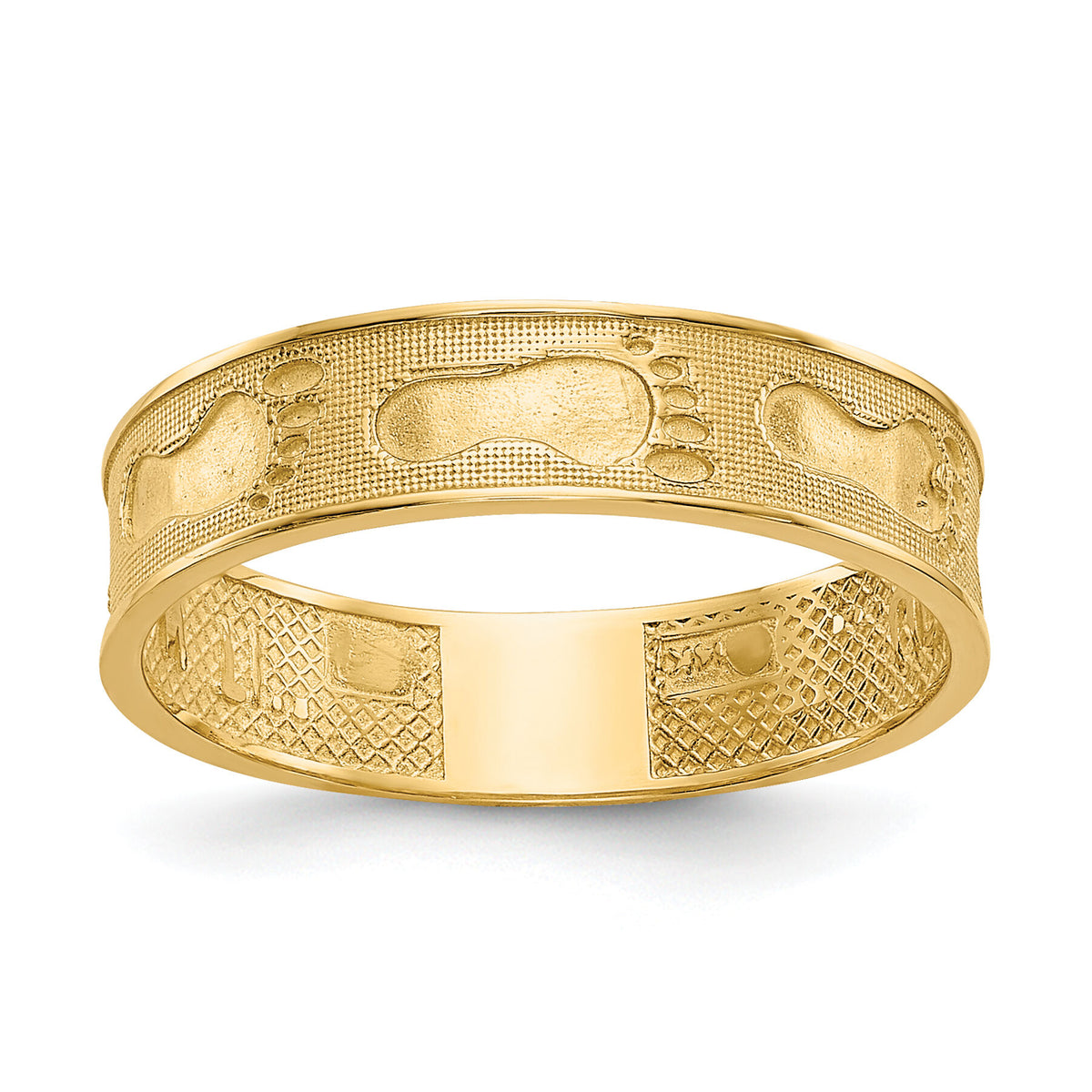 14K Footprints In The Sand Ring-K3953