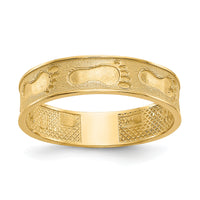 14K Footprints In The Sand Ring-K3953