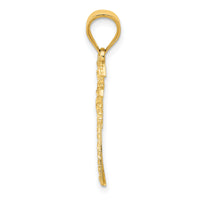 14k Mini Palm Tree Pendant-K4150
