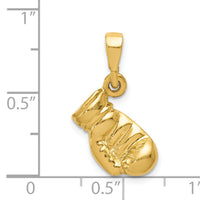 14k Boxing Glove Pendant-K4304