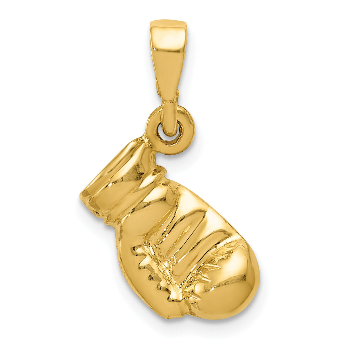 14k Boxing Glove Pendant-K4304