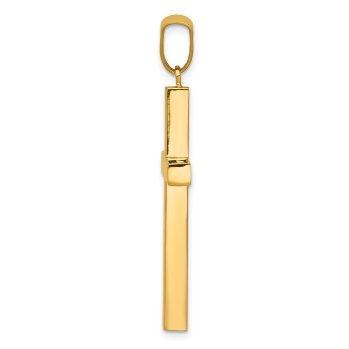 14K Latin Cross Pendant-K4317