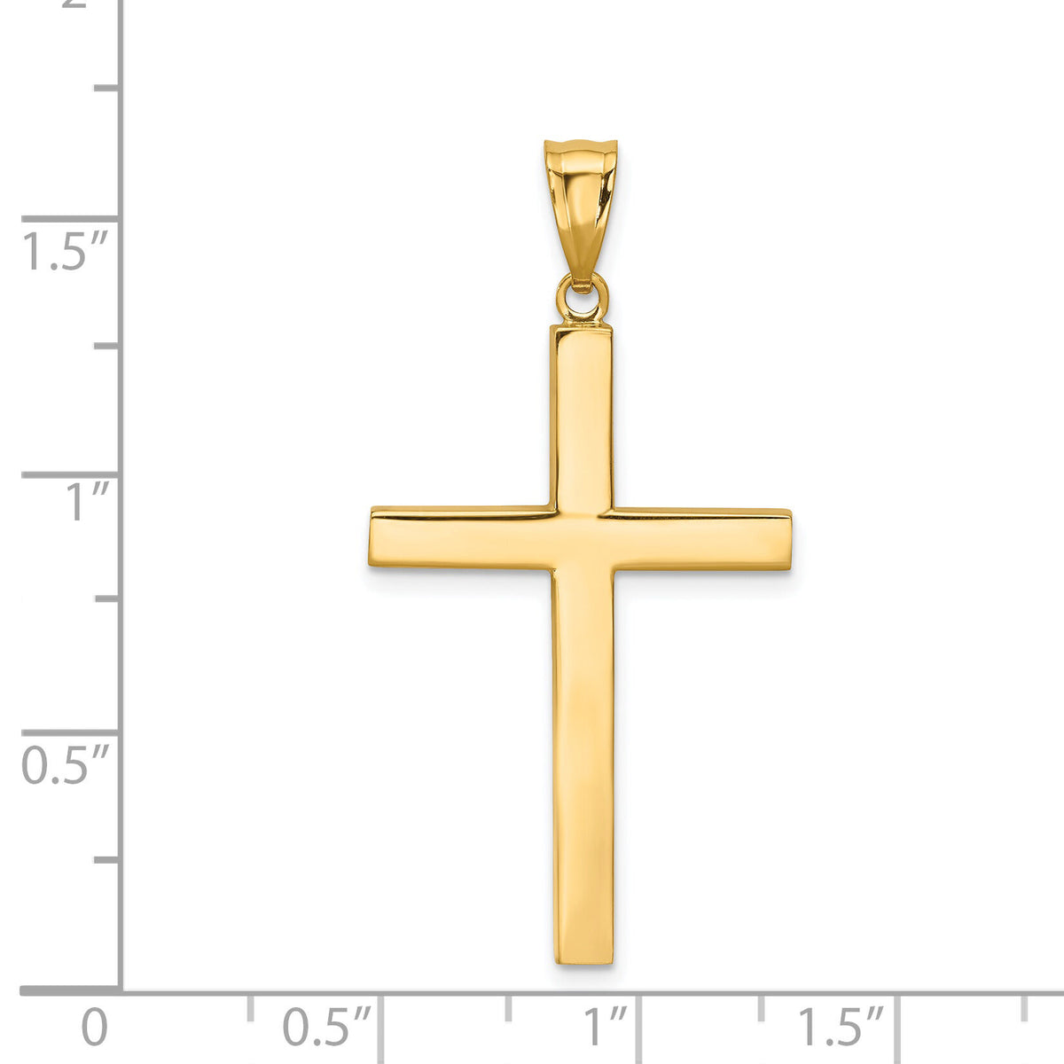 14K Latin Cross Pendant-K4317