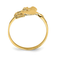 14K Lizard Ring-K4540