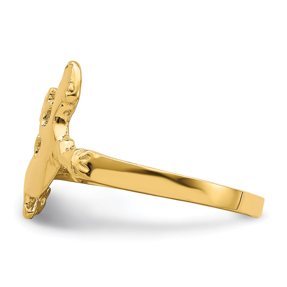 14K Lizard Ring-K4540