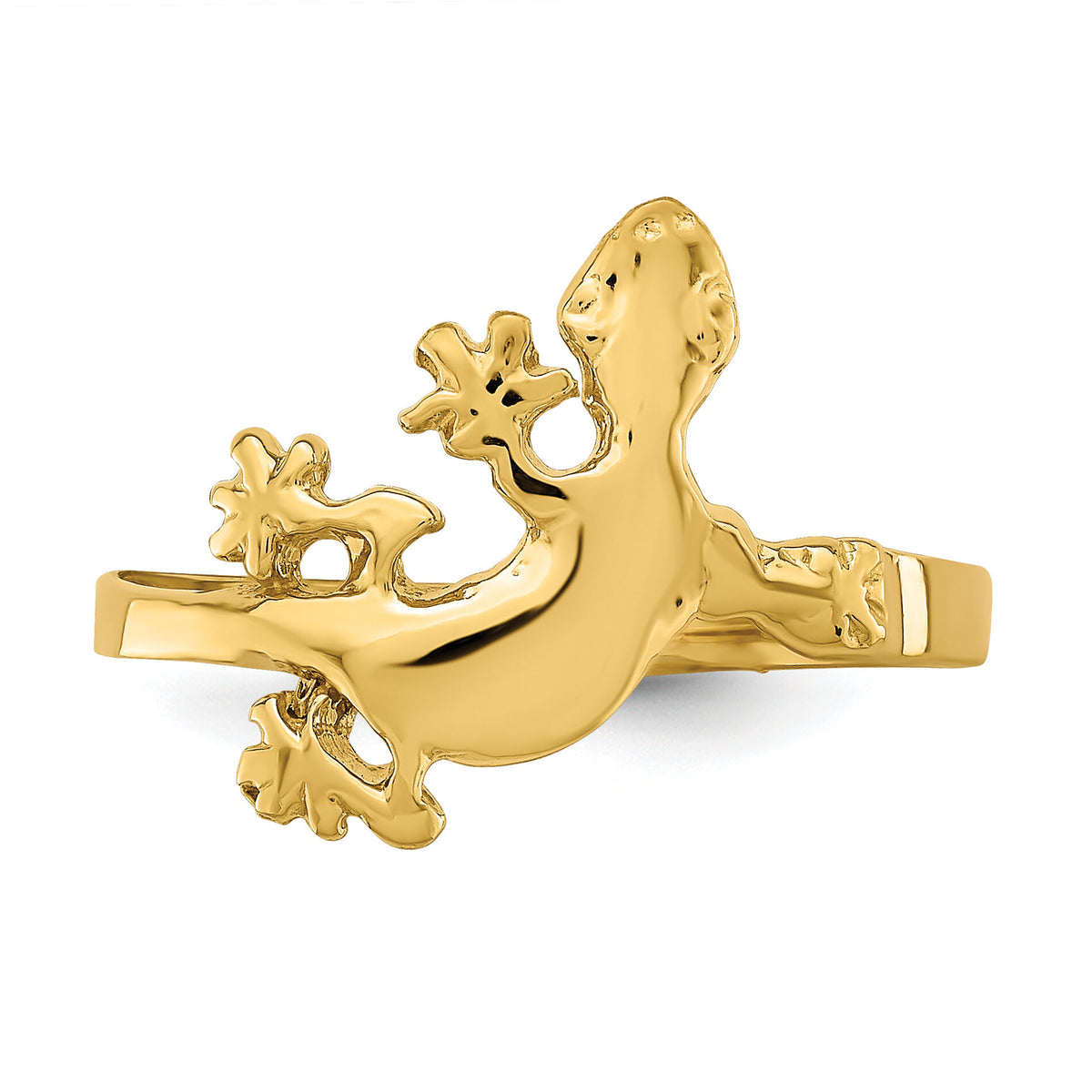 14K Lizard Ring-K4540