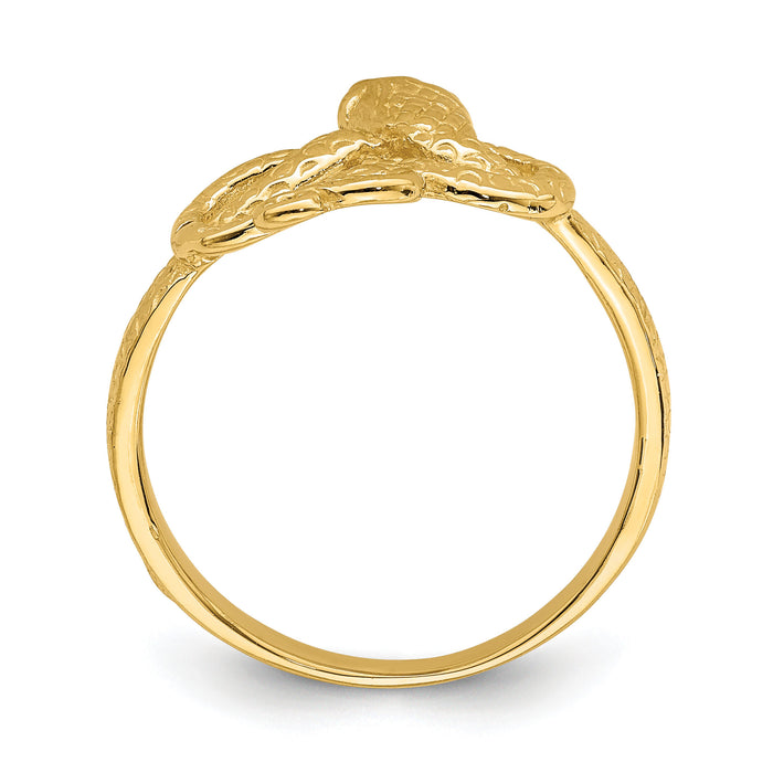 14K Snake Ring-K4541