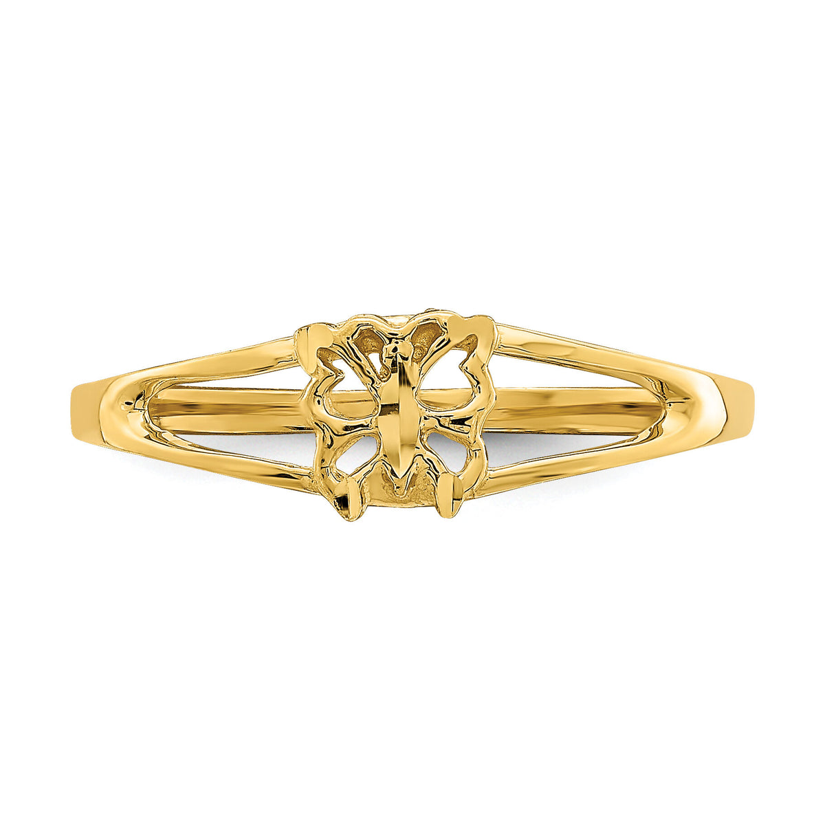 14K Mini Butterfly Ring-K4542