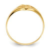14k Polished Heart Ring-K4577