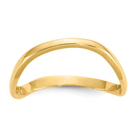 14K Wave Fashion Thumb Ring-K4595