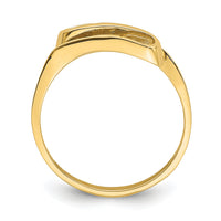 14K Swirl Ring-K4596