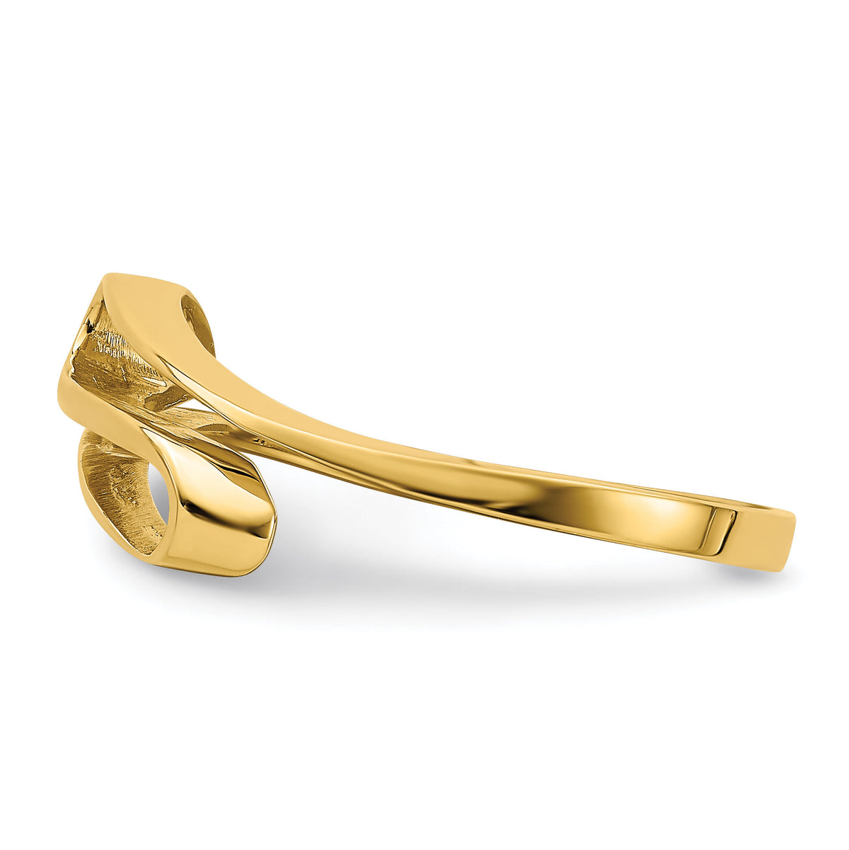 14K Swirl Ring-K4596