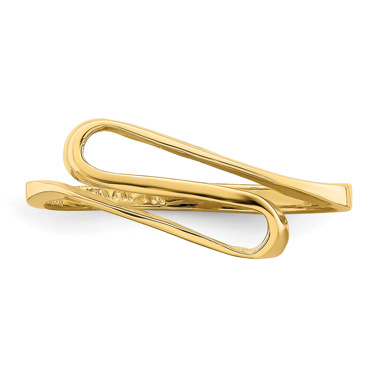 14K Swirl Ring-K4596