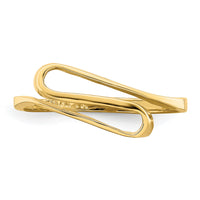 14K Swirl Ring-K4596