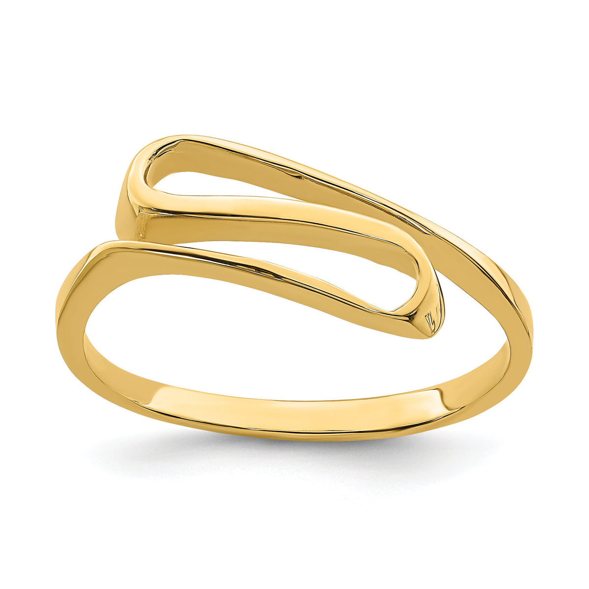 14K Swirl Ring-K4596