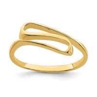 14K Swirl Ring-K4596