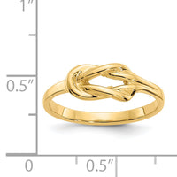 14K Freeform Knot Ring-K4600
