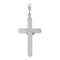 14k White Gold Crucifix Pendant-K461