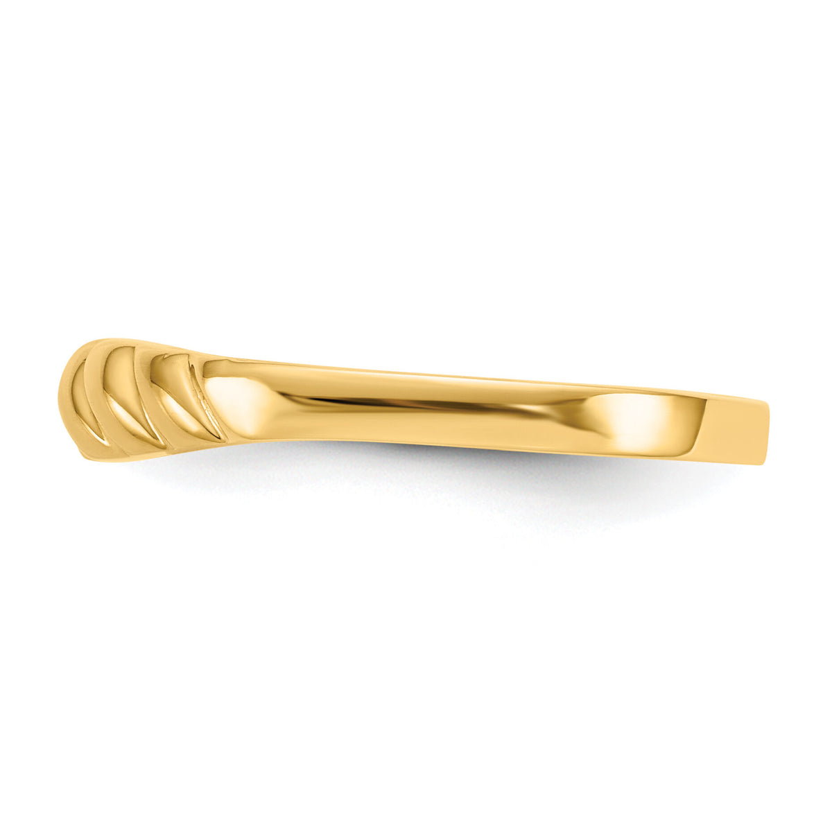 14K Polished Valley Dome Ring-K4634