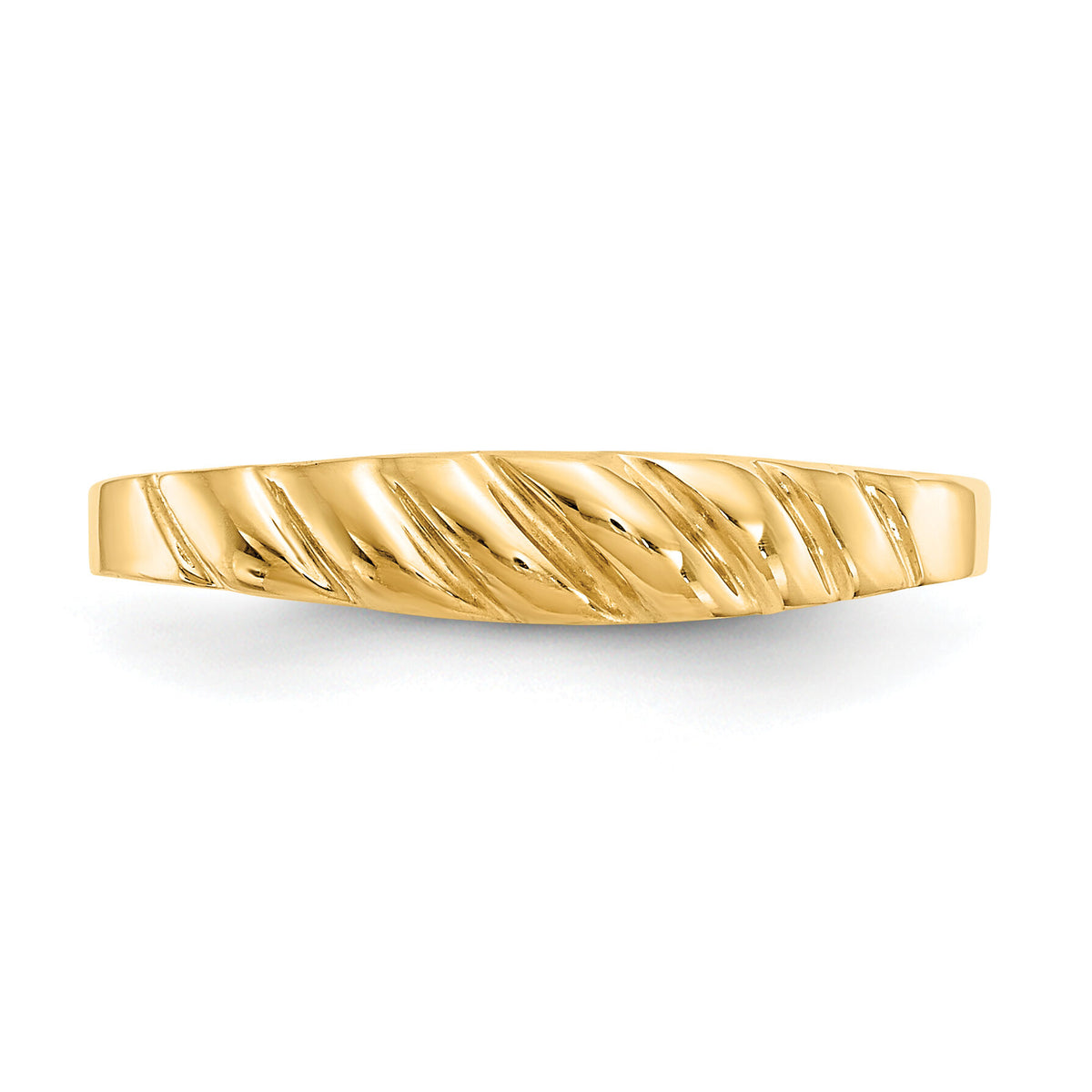 14K Polished Valley Dome Ring-K4634