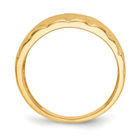 14K Marquise Pattern Dome Ring-K4643