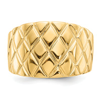 14K Marquise Pattern Dome Ring-K4643