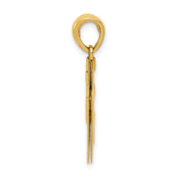 14K Two-tone 3D Enameled Moveable SWEETHEART Book Charm-K4681