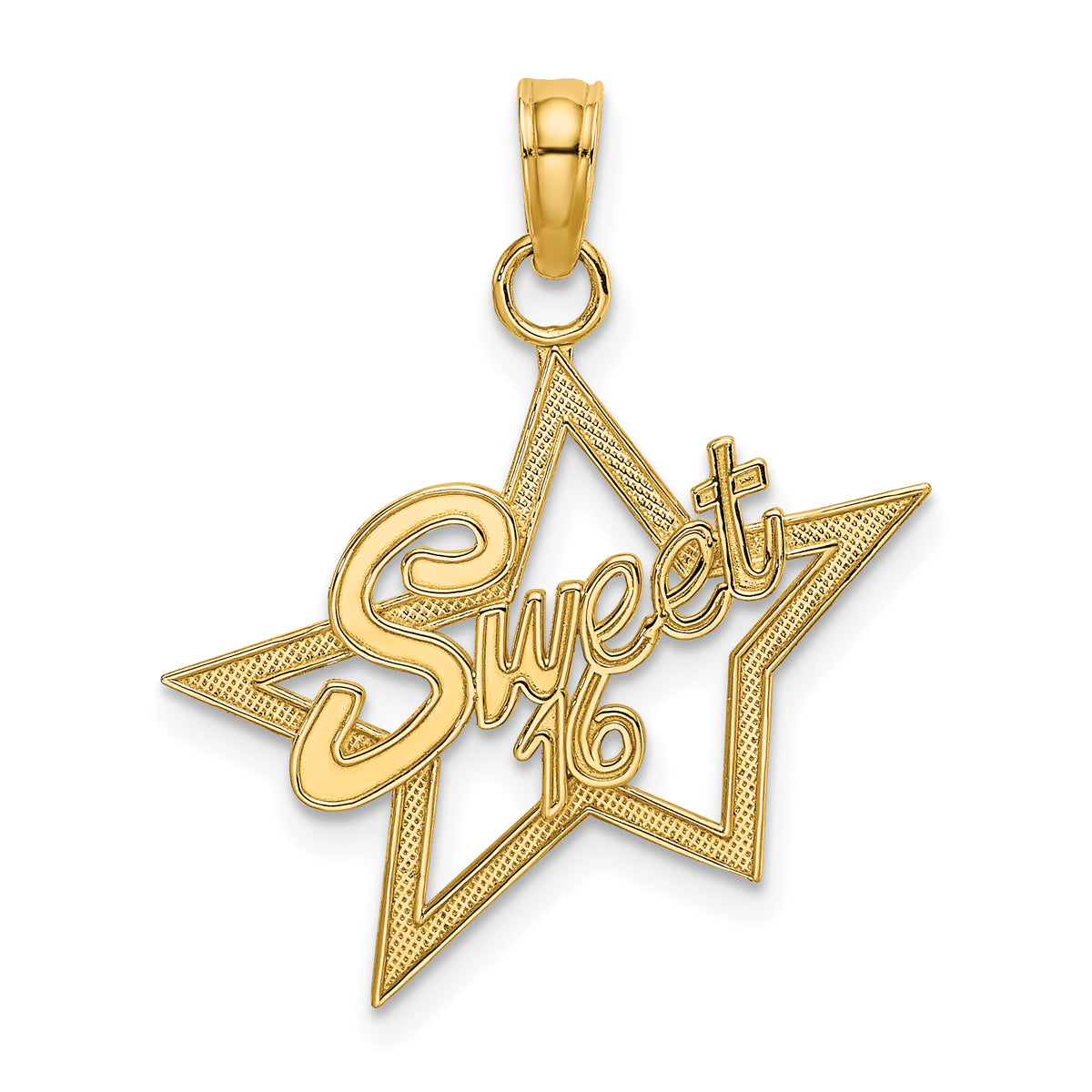14k SWEET 16 Charm-K4713