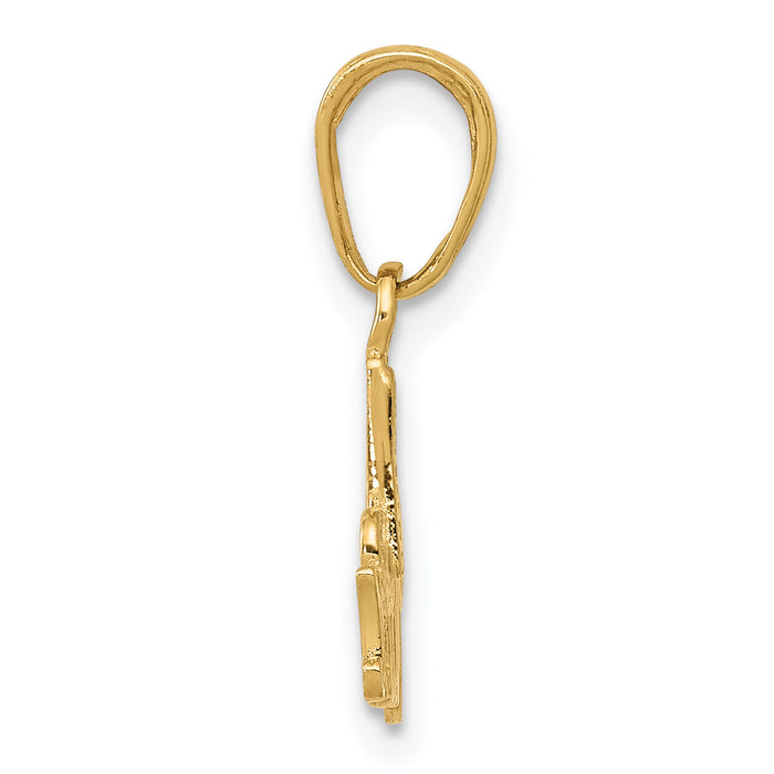 14k #1 MOM Charm-K4719