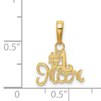 14k #1 MOM Charm-K4719