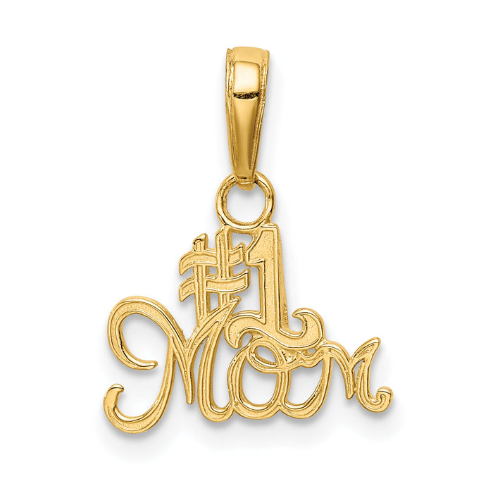 14k #1 MOM Charm-K4719
