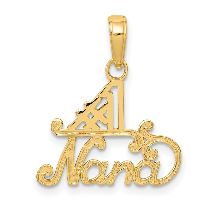 14k #1 NANA Charm-K4724