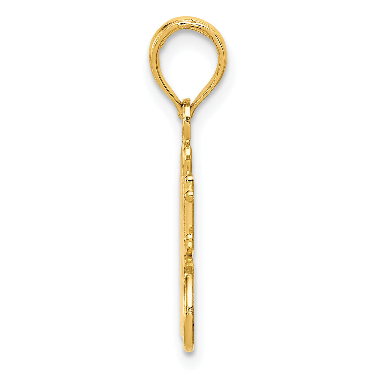 14k #1 GREAT GRANDMOTHER Charm-K4725