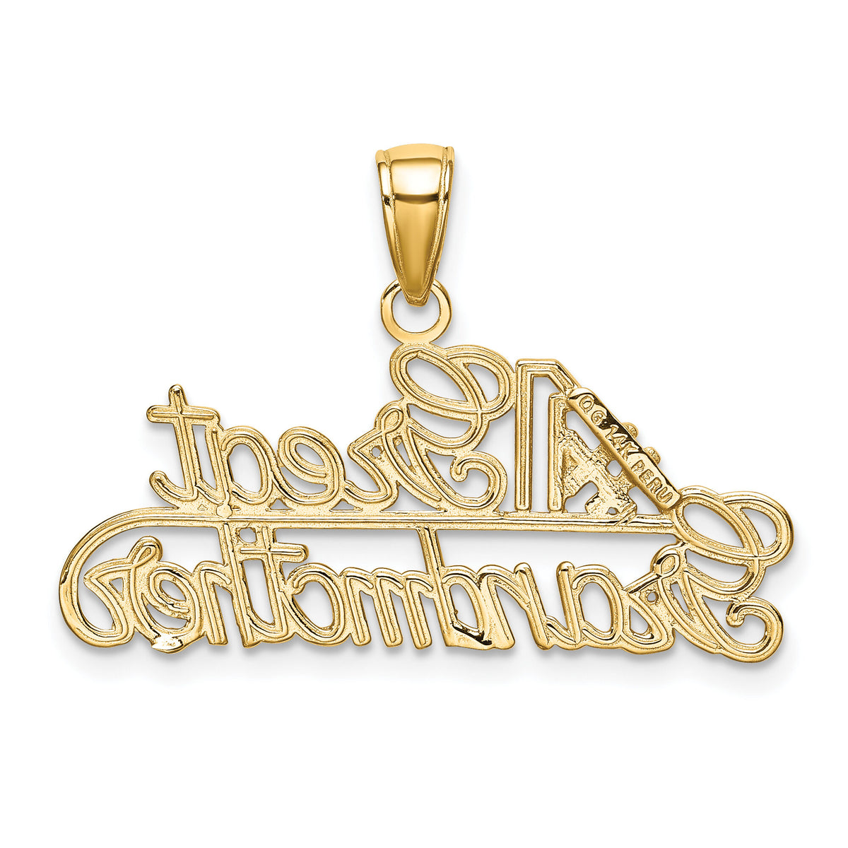 14k #1 GREAT GRANDMOTHER Charm-K4725