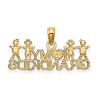 14k I LOVE MY GRANDKIDS Charm-K4726