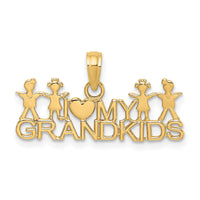 14k I LOVE MY GRANDKIDS Charm-K4726