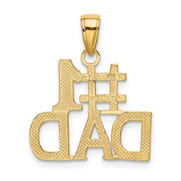 14k #1 DAD Charm-K4734
