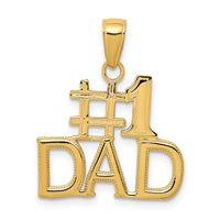 14k #1 DAD Charm-K4734