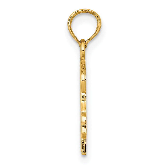 14k Girl Charm-K4751