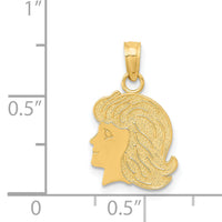 14k Girl Charm-K4751