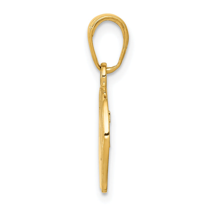 14k Boy charm-K4752