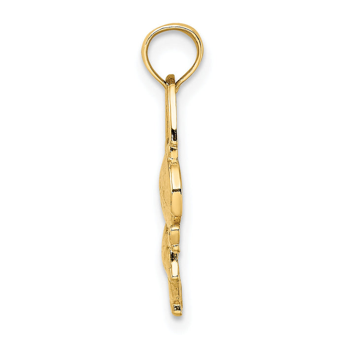 14k Girl with Jump Rope Charm-K4758