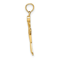 14k Polished Full Body Boy Charm-K4759