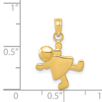 14k Little Girl Charm-K4760