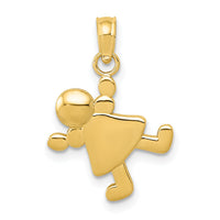 14k Little Girl Charm-K4760