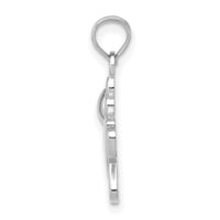 14K White Gold Little Girl Charm-K4760W
