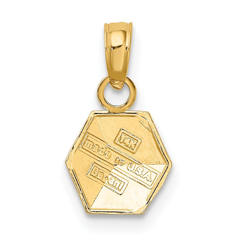 14k Baby Block Charm-K4765